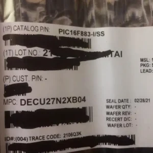 PIC16F883-I/SS Price Supplied by Chengsuchuang