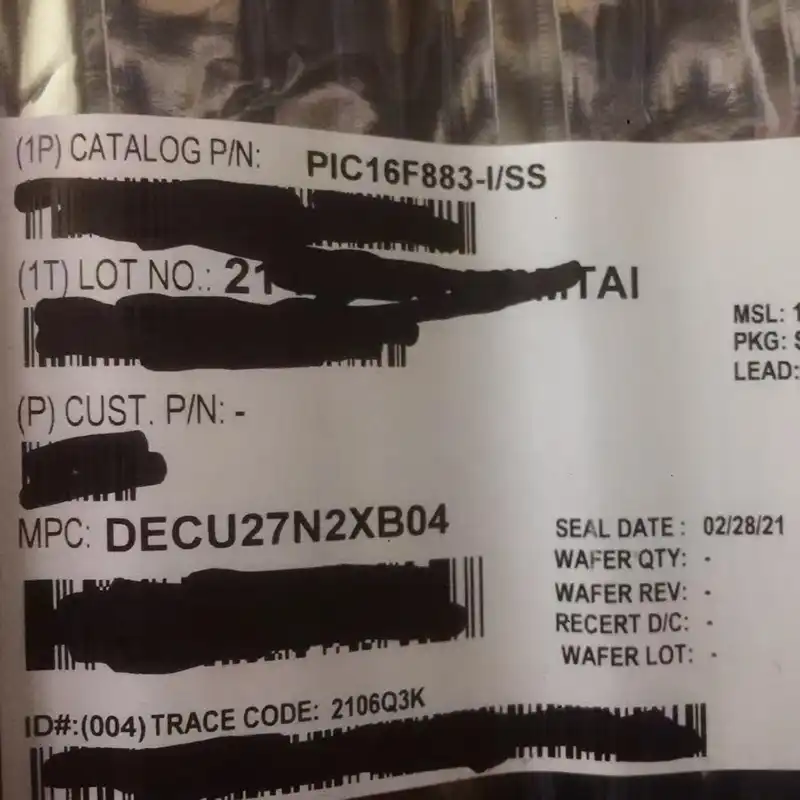 PIC16F883-I/SS Price Supplied by Chengsuchuang