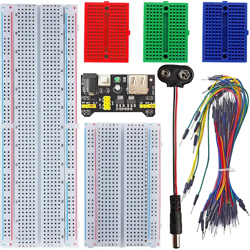 Basic Breadboard Kit for Electronic Components DIY